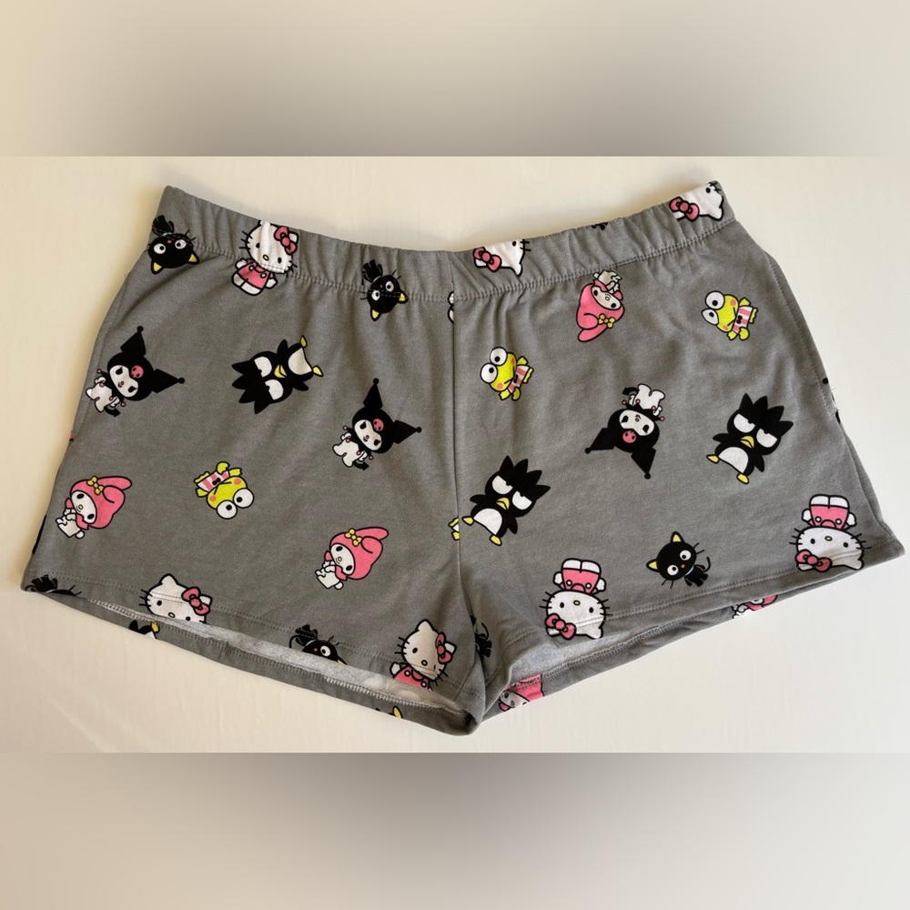 Hello Kitty and Friends Gray Sweat Lounge Shorts 2xl